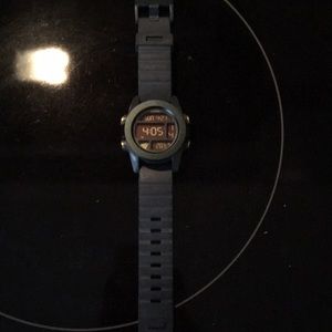 Nixon blue rubber watch “The Unit”